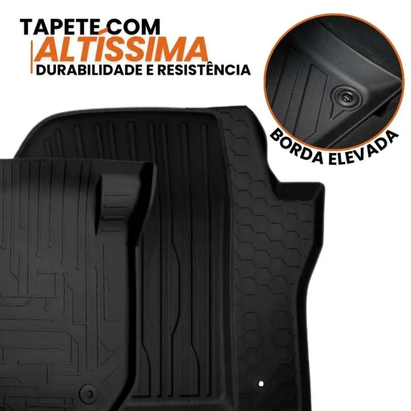 TAPETE BANDEJA 3D PREMIUM 5 PEÇAS INCLUSO PORTA MALAS